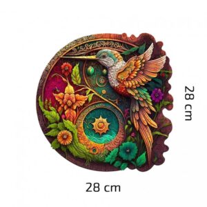 62 1 Drevene 3d Puzzle Kolibrik 2