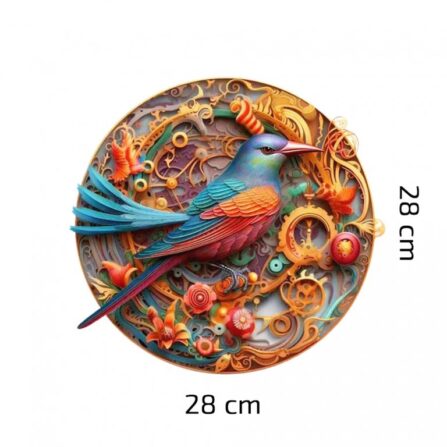 74 1 Drevene 3d Puzzle Ptak 3