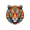 Dřevěné Puzzle Barevný Tygr (8)