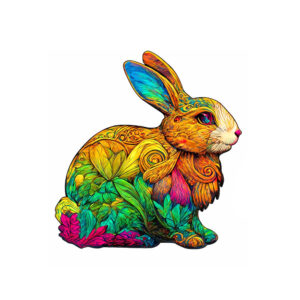 Dřevěné Puzzle Králík (3)