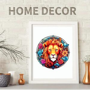 Dřevěné Puzzle Lev (7)