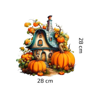 Dřevěné Puzzle Domeček A Dýně (1)