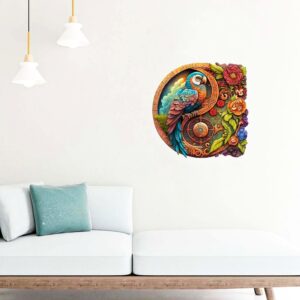 Dřevěné Puzzle S Papouškem (2)