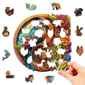 Dřevěné Puzzle S Papouškem (4)