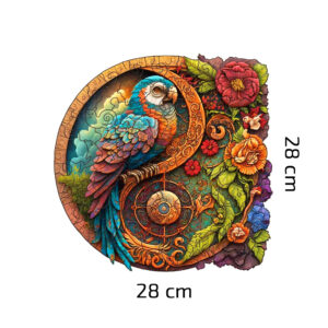 Dřevěné Puzzle S Papouškem (5)