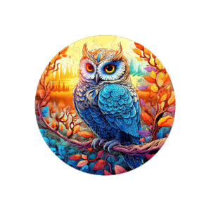 Dřevěné Puzzle Velká Magická Sova (6)