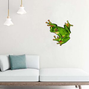 Dřevěné Puzzle Zelená žába (4)