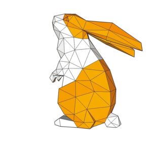 Papírový 3d Model Králíčka (5)