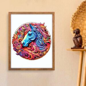 Dřevěné Puzzle S Koněm (8)