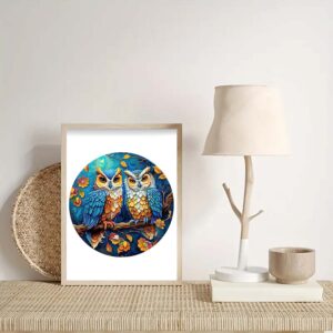 Dřevěné Puzzle Sovy Na Větvi (5)