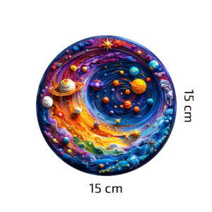 Dřevěné Puzzle Dětský Vesmír (1)