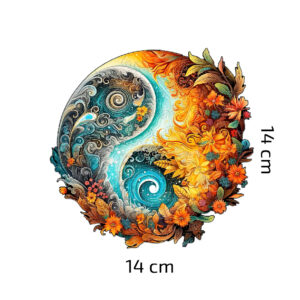 Dřevěné Puzzle Květinové Tai Chi (1)