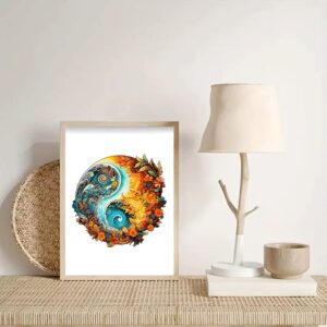 Dřevěné Puzzle Květinové Tai Chi (5)