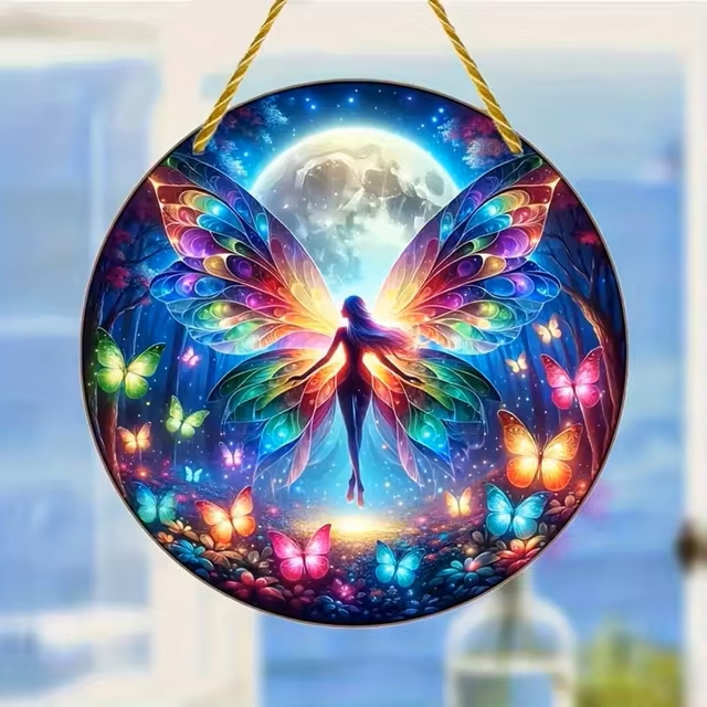 Lapač Slunce Tajemná Víla Dekorace Do Okna