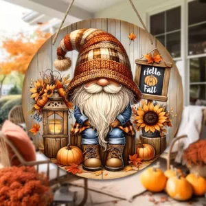 Podzimní Skřítek Podzimní Dekorace Za Zeď (3)