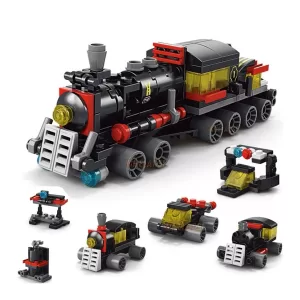 Stavebnice Lokomotiva 6v1 Styl Lego (2)