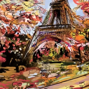 Mini Puzzle Ve Zkumavce Eiffelova Věž (2)