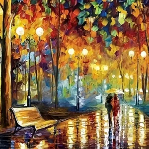 Mini Puzzle Ze Zkumavky Noční Procházka Deštěm (1)