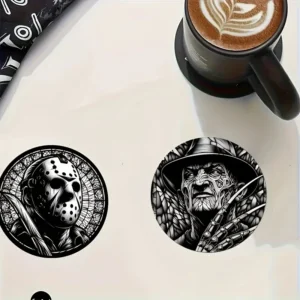 Elegantní Hororová Dřevěná Podložka 6 Kusů (1)