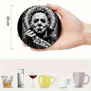 Elegantní Hororová Dřevěná Podložka 6 Kusů (5)