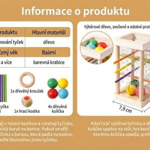Drevena balancni hra 2v1 motoricka vez navod