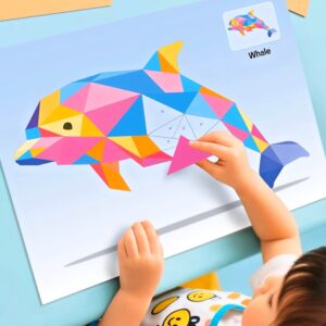 Samolepkové puzzle a mozaiky