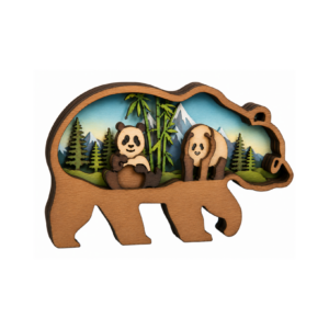 3d drevena skladacka panda rozmery