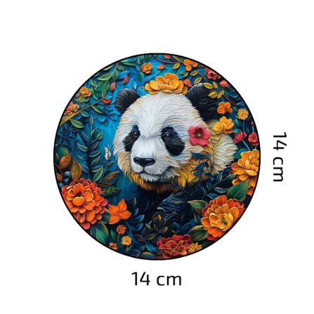 Dřevěné Puzzle Panda (2)
